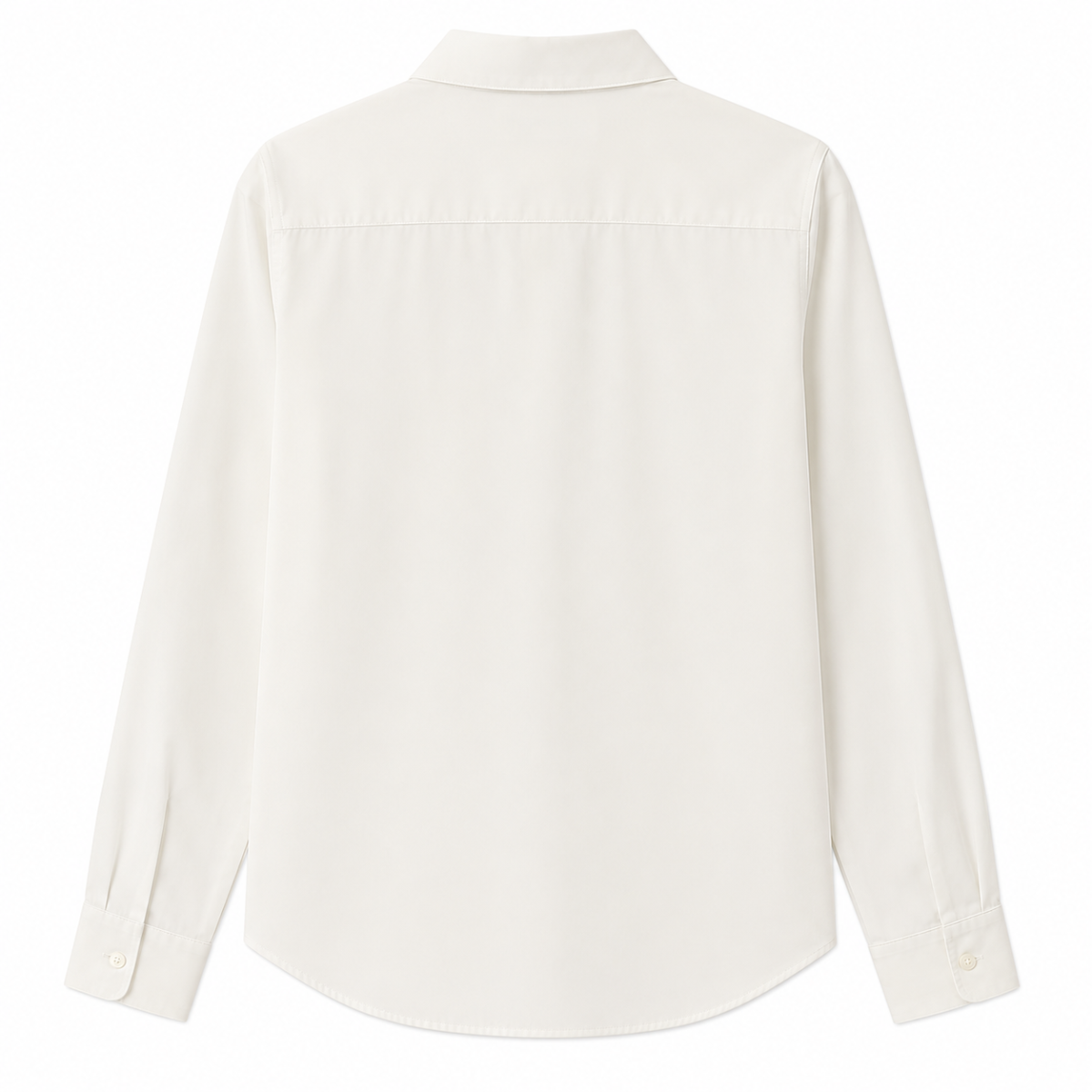 Camisa Blanca Clasica Con Logo Sutil - Imagen 2