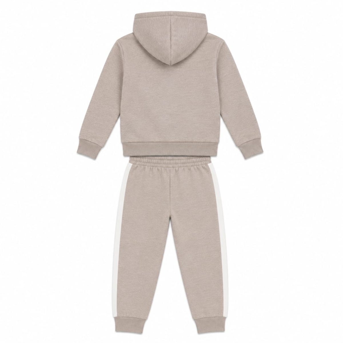 Conjunto Café Claro Polerón Tipo Canguro Y Buzo Jogger - Imagen 2