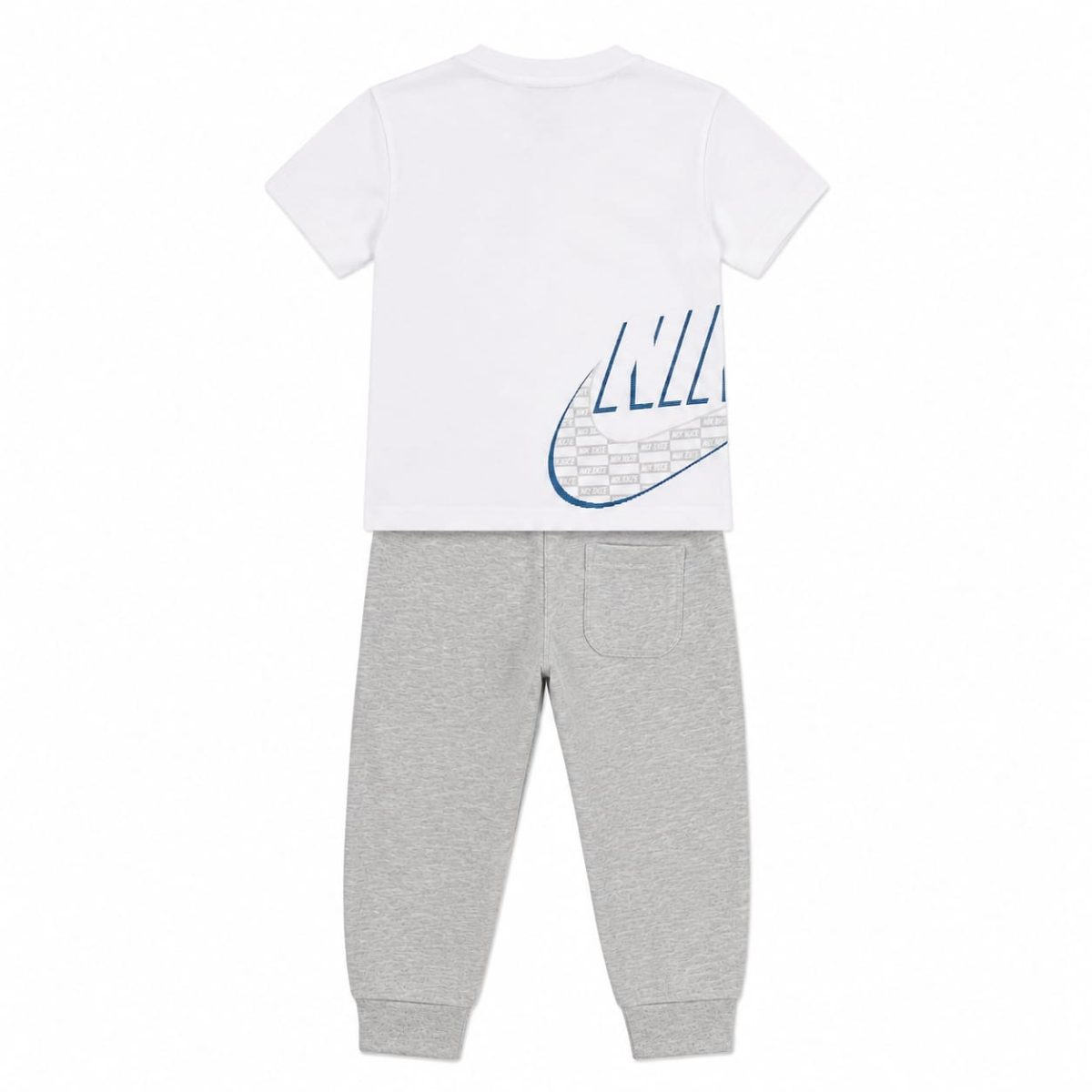 Conjunto Polera Blanca y Buzo Gris - Imagen 2