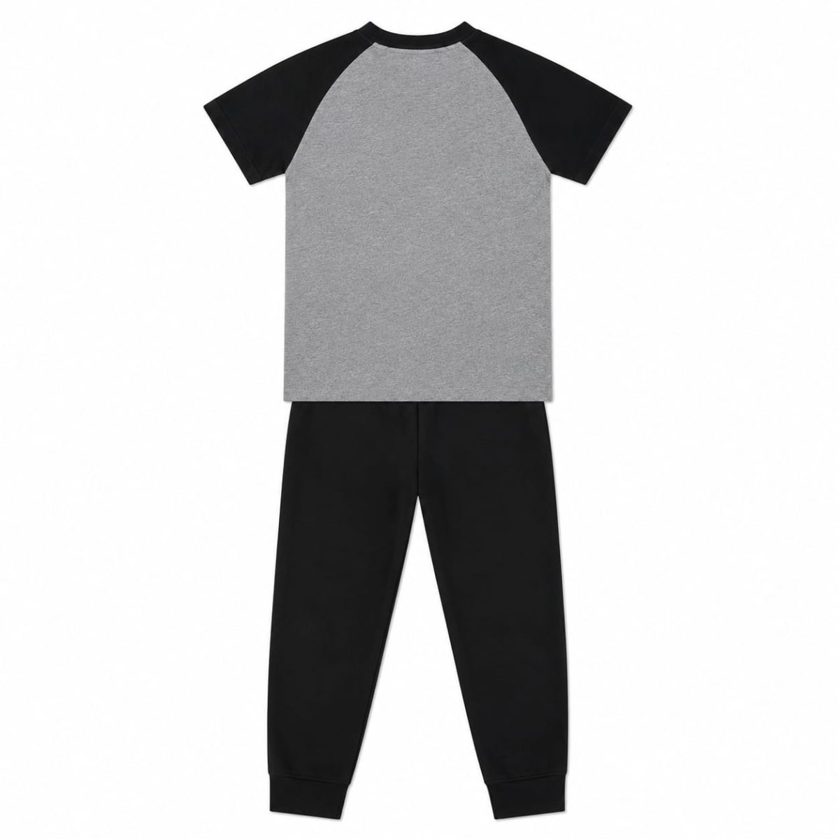 Conjunto Gris-Negro Polera Y Buzo - Imagen 2