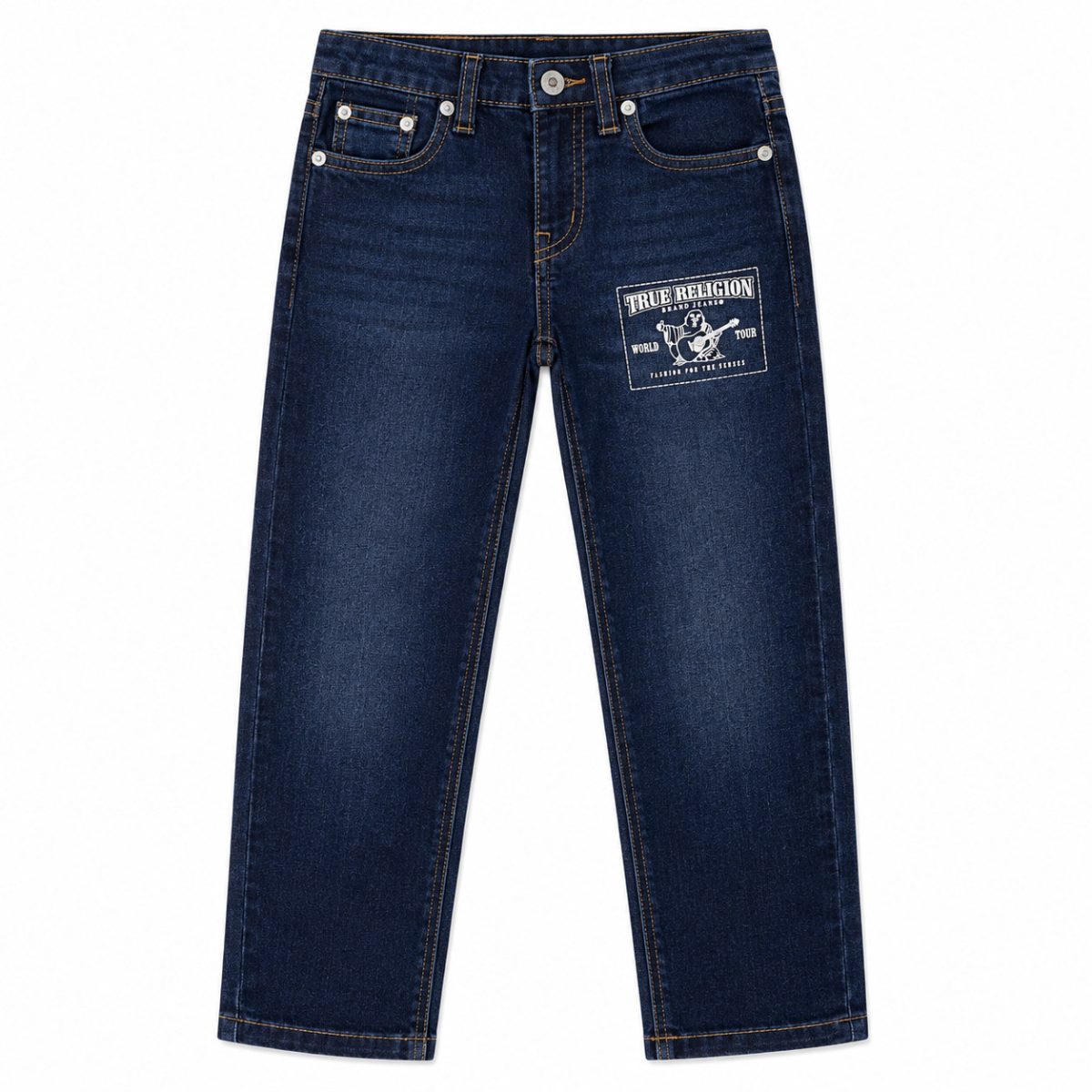 Conjunto Polera Negra Y Jeans Estampado - Imagen 3
