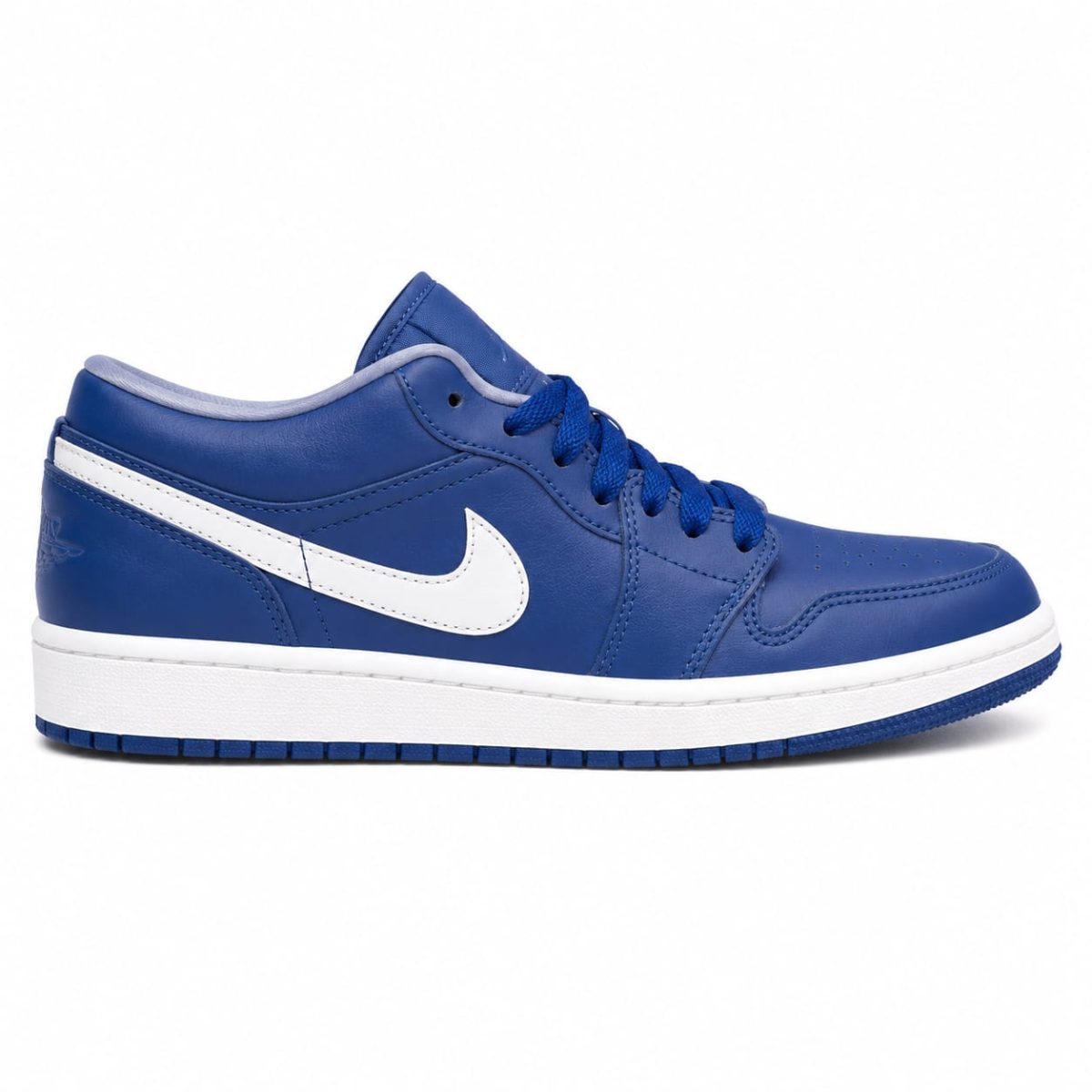 Zapatilla Retro Clásica Azul Con Suela Blanca - Imagen 3