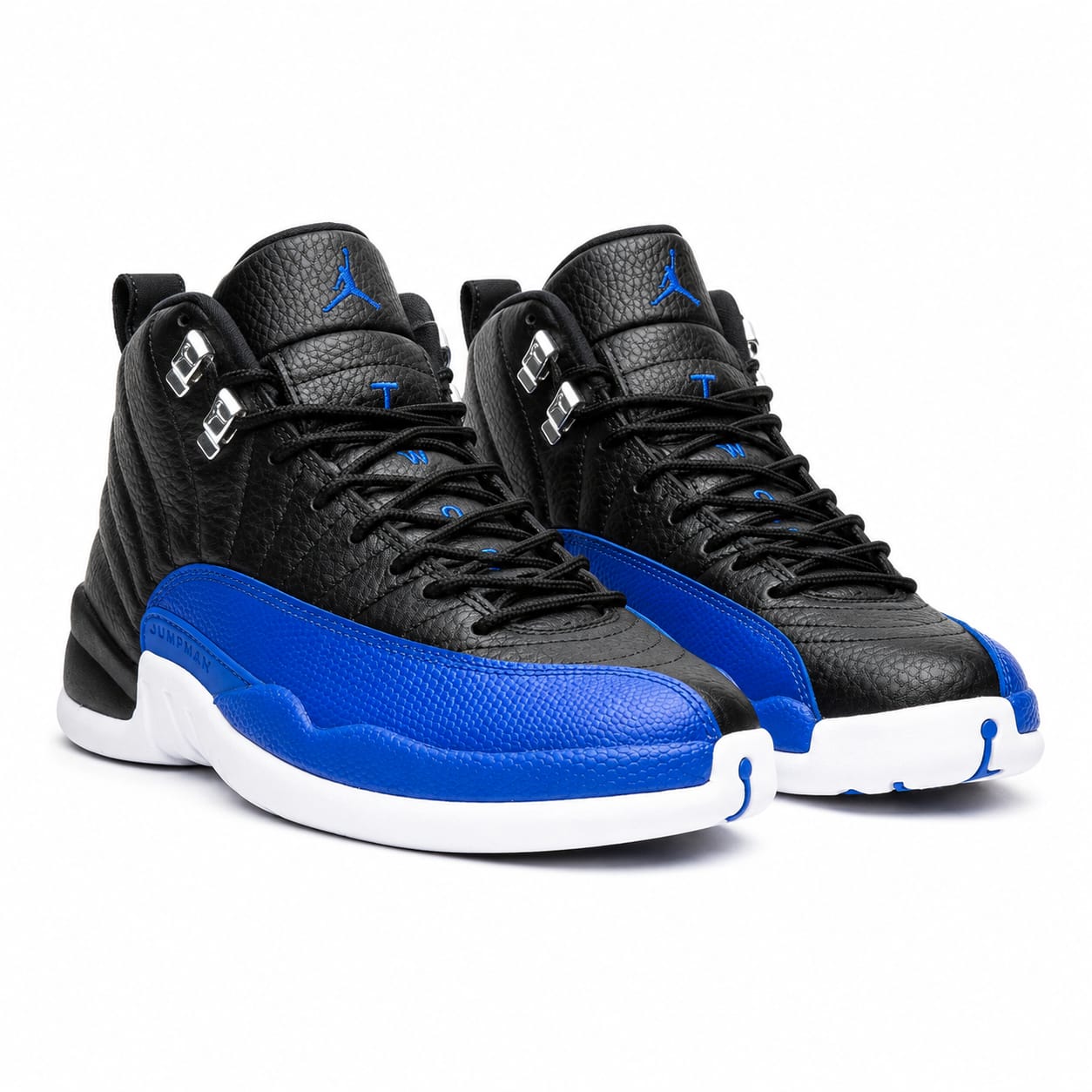 Jordan Retro 12 Negro Zapatilla Deportiva Game Royal De Caña Alta - Imagen 1