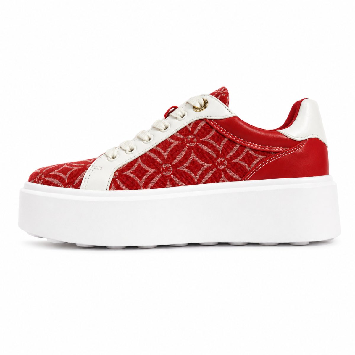 Romey Lace Up Sandía Diseño Color Crema - Imagen 3