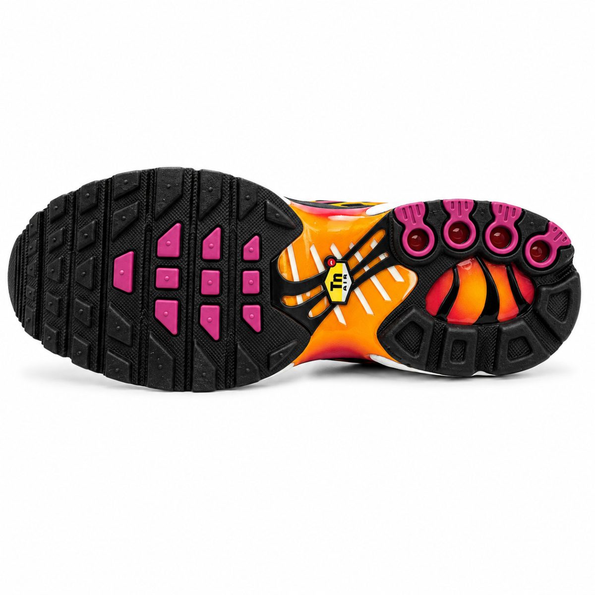 Zapatilla Deportiva Morada-Naranja Con Aire En La Suela - Imagen 6