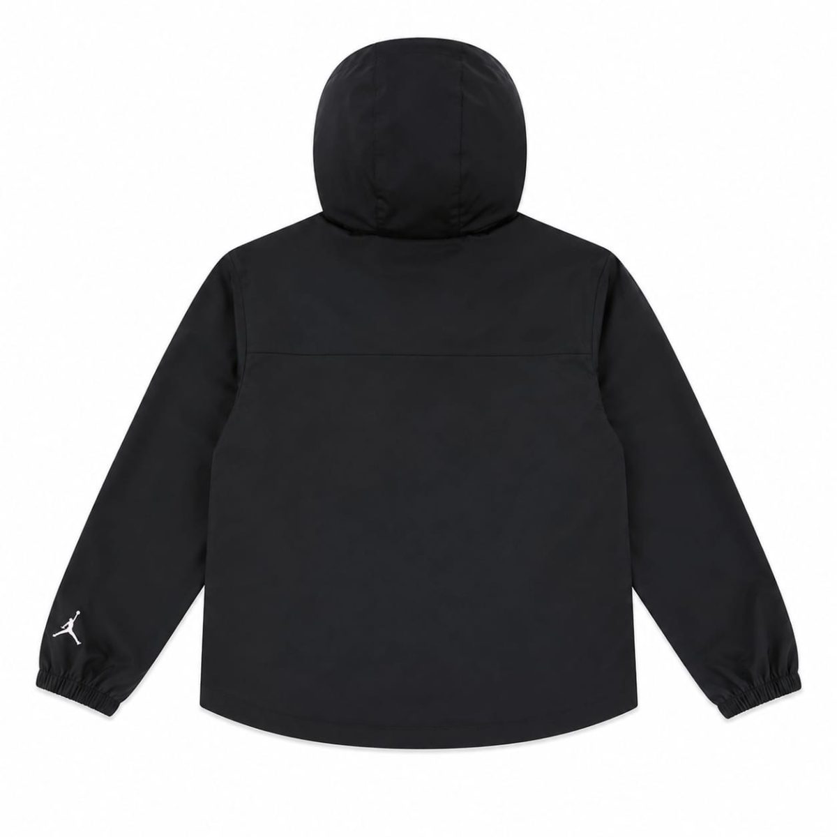 Parka Cortaviento Negra Con Logo Jumpman Rosado - Imagen 2