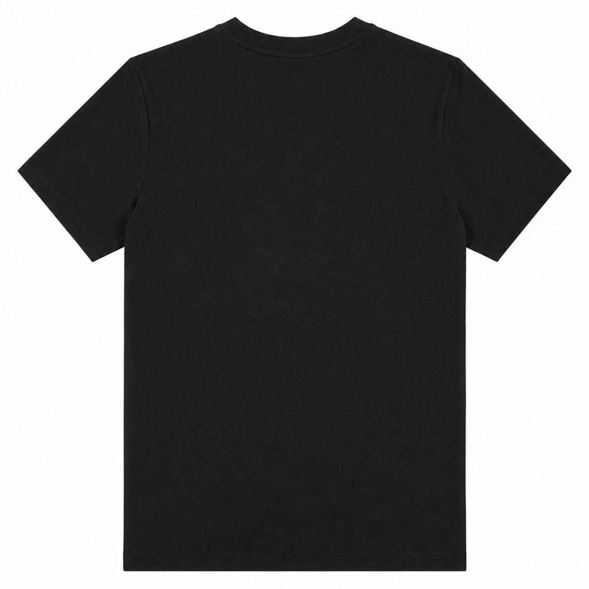 Polera Negra Con Logo En Un Costado En Multicolores - Imagen 2