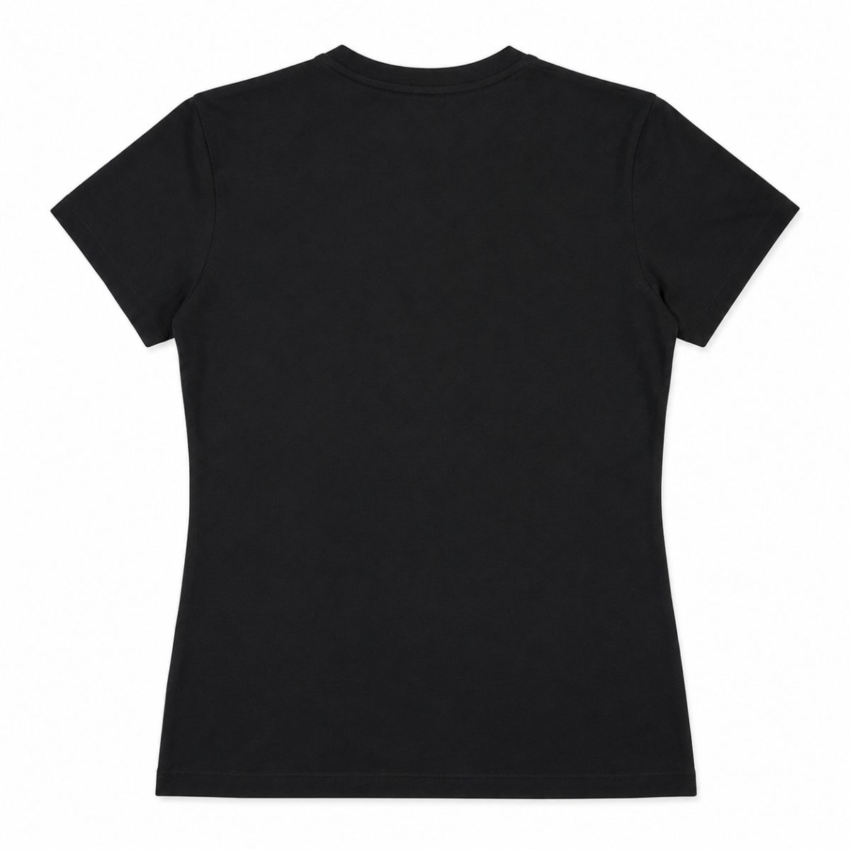 Polera Negra Con Logo Central - Imagen 2