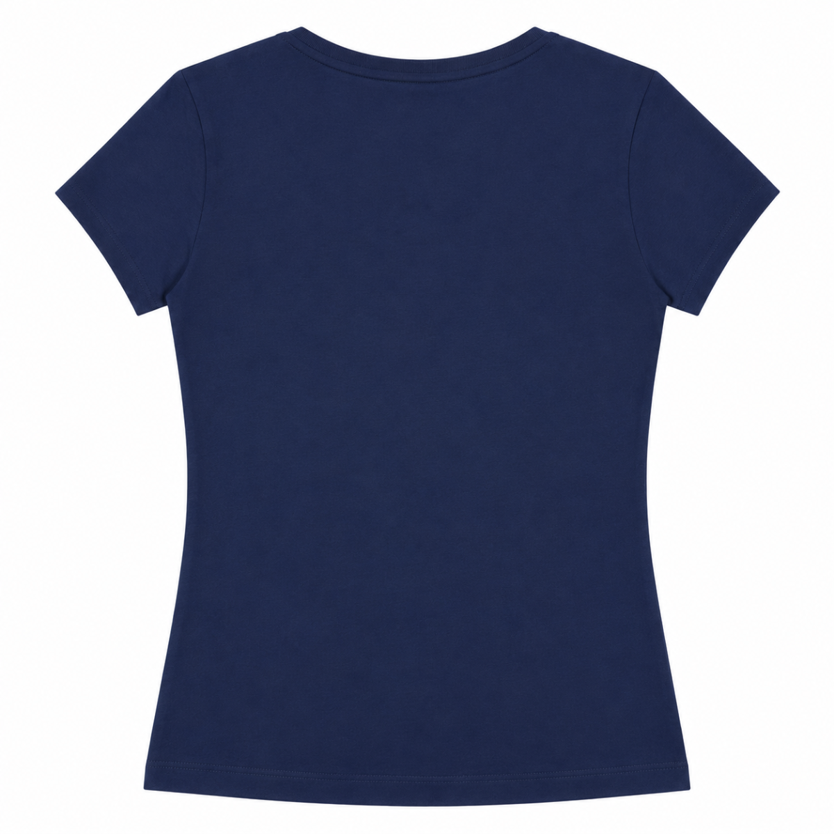 Polera Azul Con Logo En Brillos Esitilo Cristales - Imagen 2