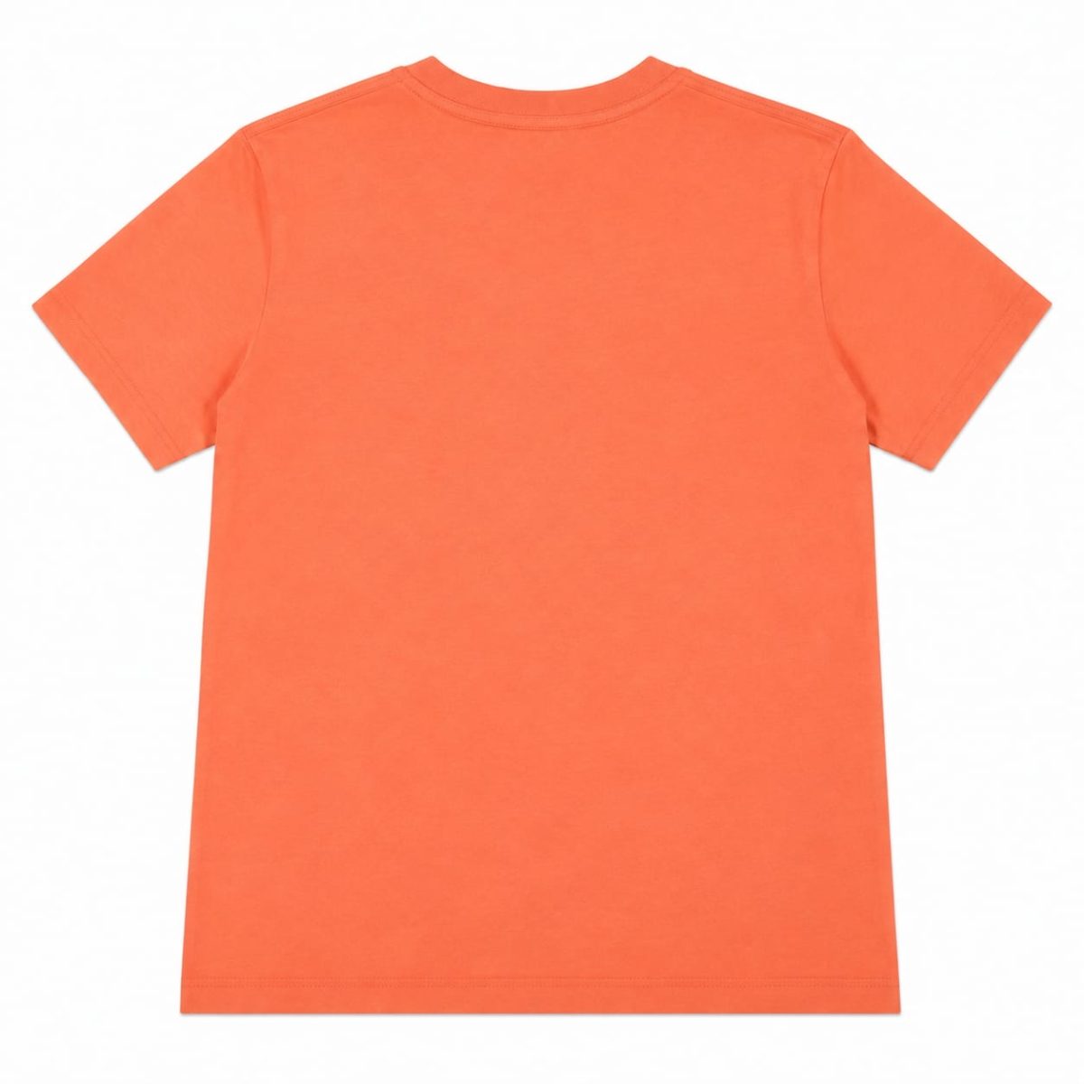 Polera Naranja Con Logo Frontal Blanco-Negro - Imagen 2