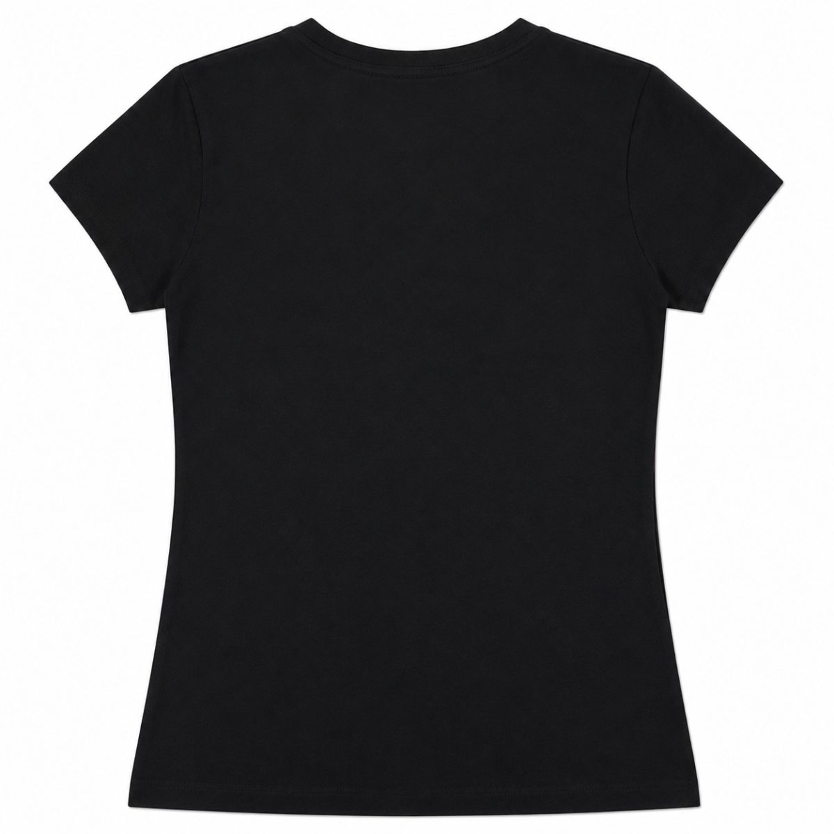 Polera Negra Con Logo Central Plateado-Negro - Imagen 2