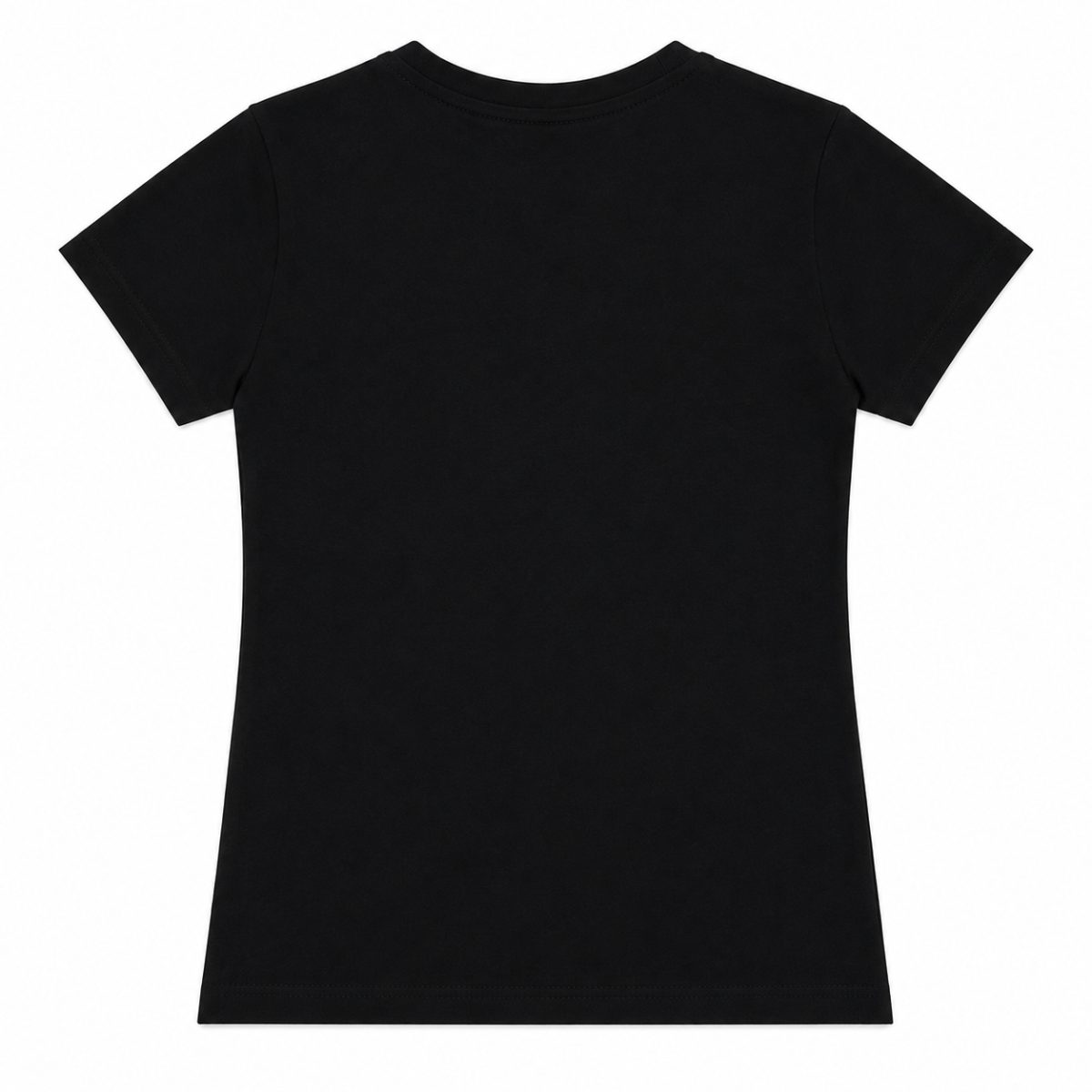 Polera Negra Con Corazones De Brillos - Imagen 2