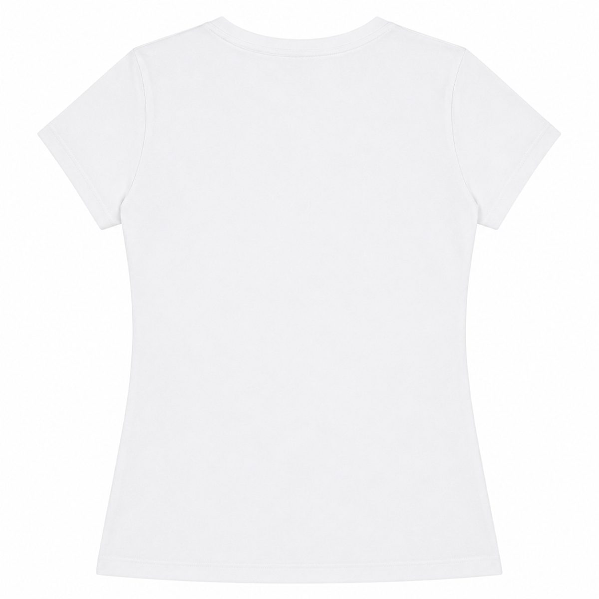 Polera Blanca Con Logo Central De Lentejuelas - Imagen 2