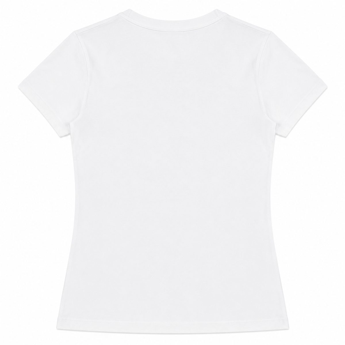 Polera Blanca Con Logo Central Bordado - Imagen 2