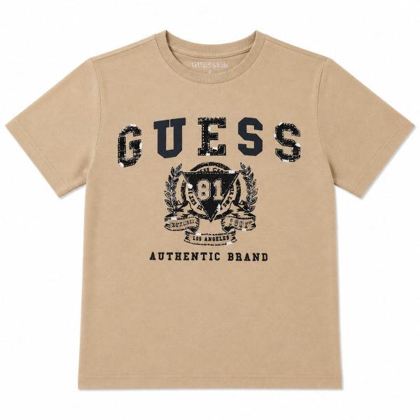 Polera Camel Logo Negro