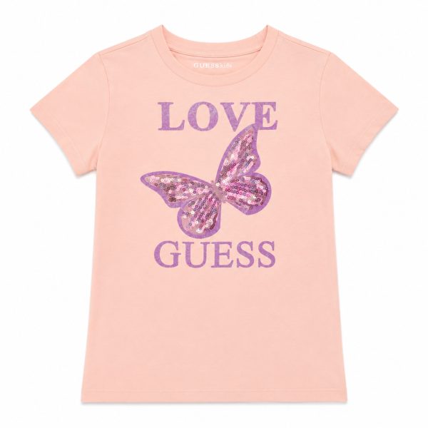 Polera Durazno Love Mariposa