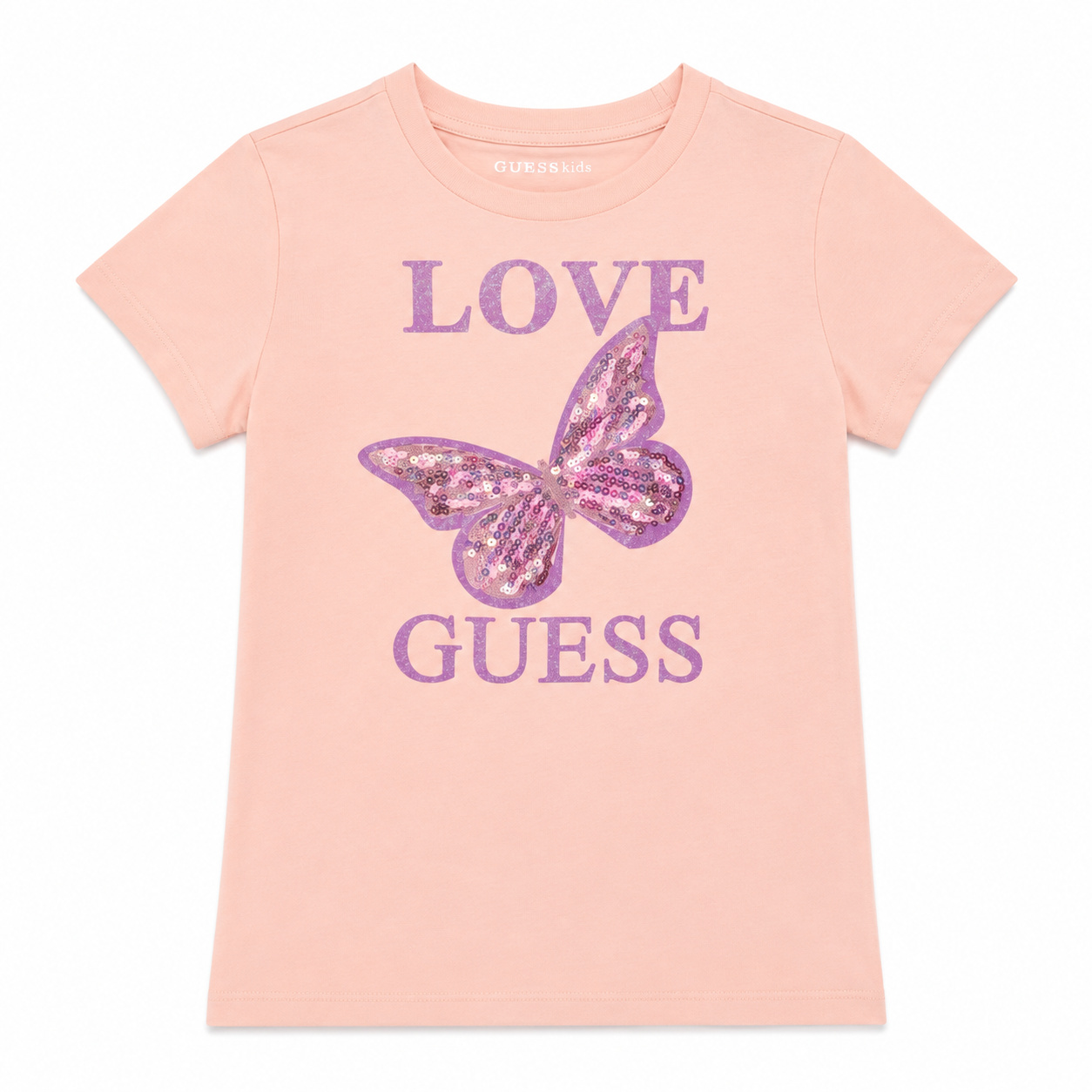 Polera Guess Durazno Polera Durazno Love Mariposa - Imagen 1