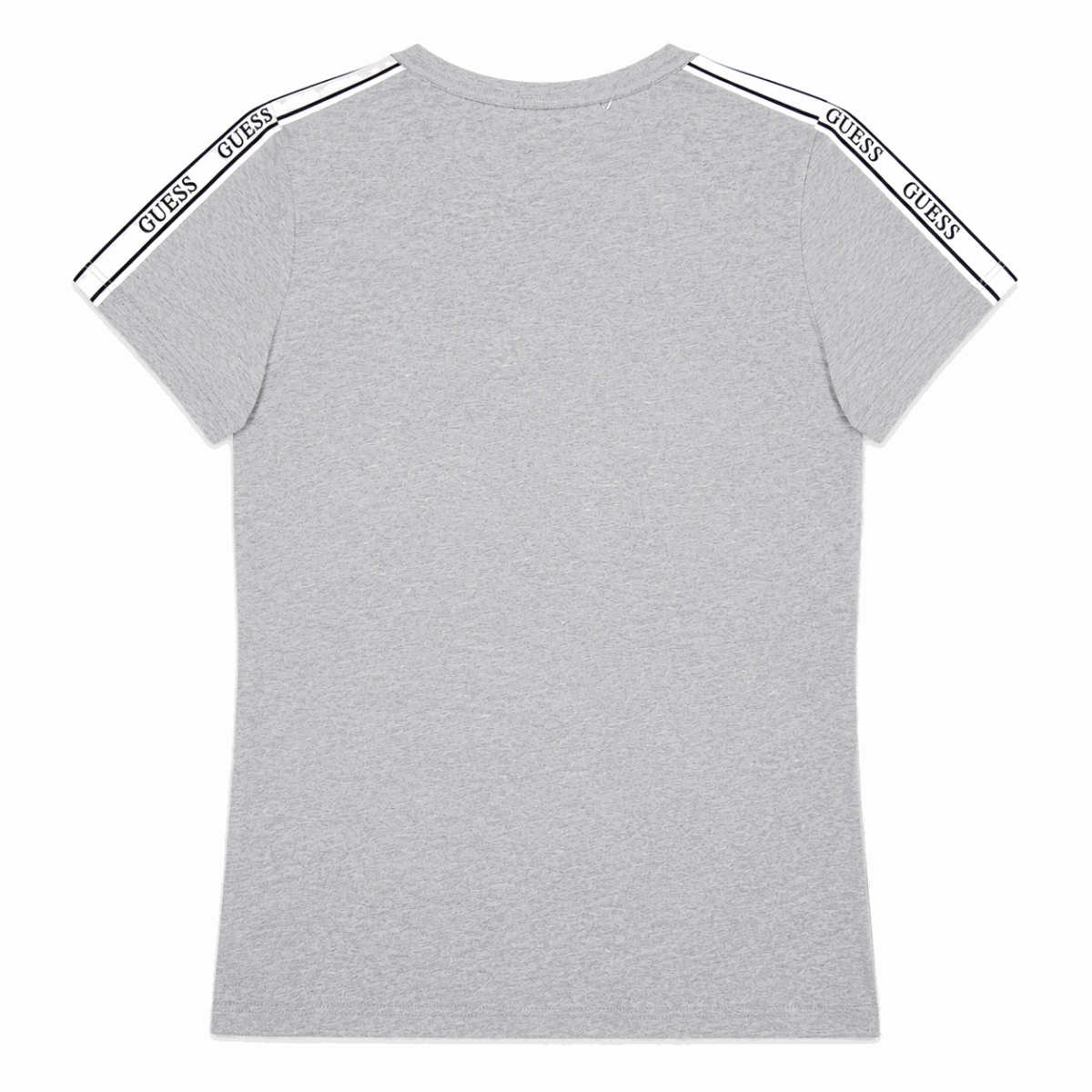 Polera Gris Con Franja Blanca Y Letras Negras - Imagen 2