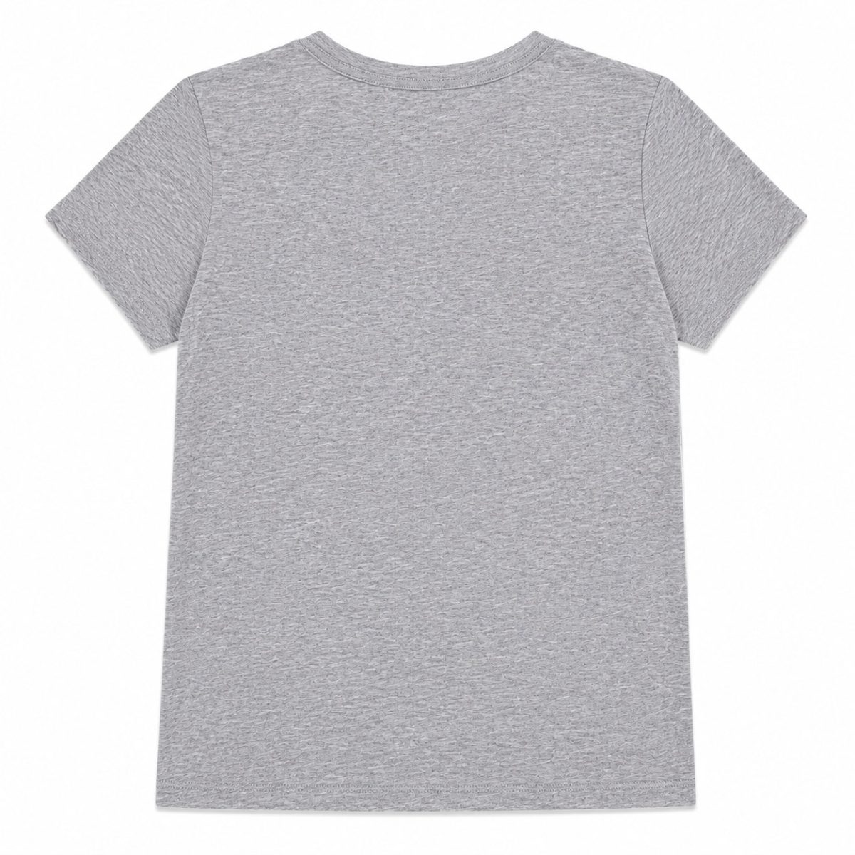 Polera Gris Love Con Mariposa Rosa - Imagen 2