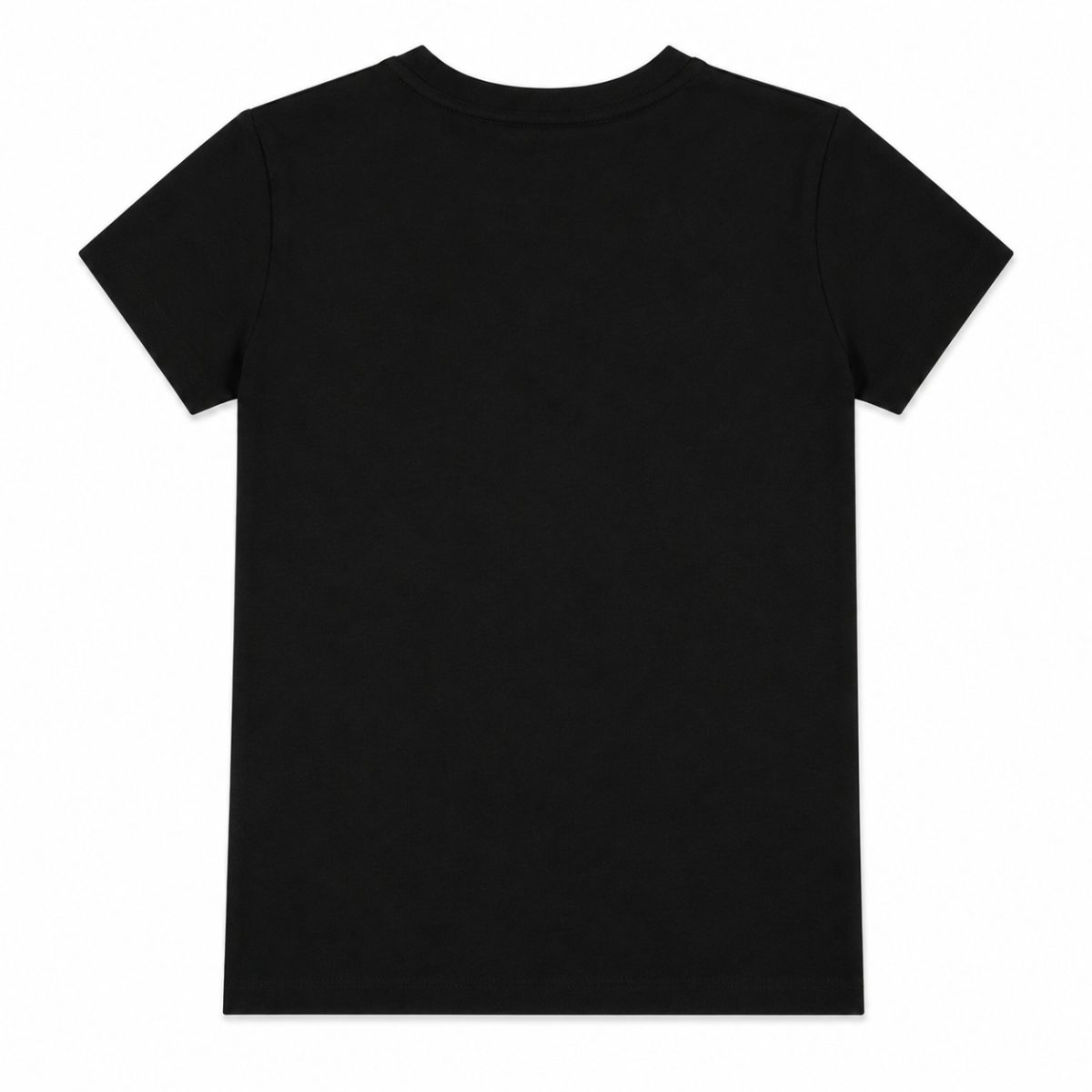 Polera Negra Con Strass En El Cuello - Imagen 2