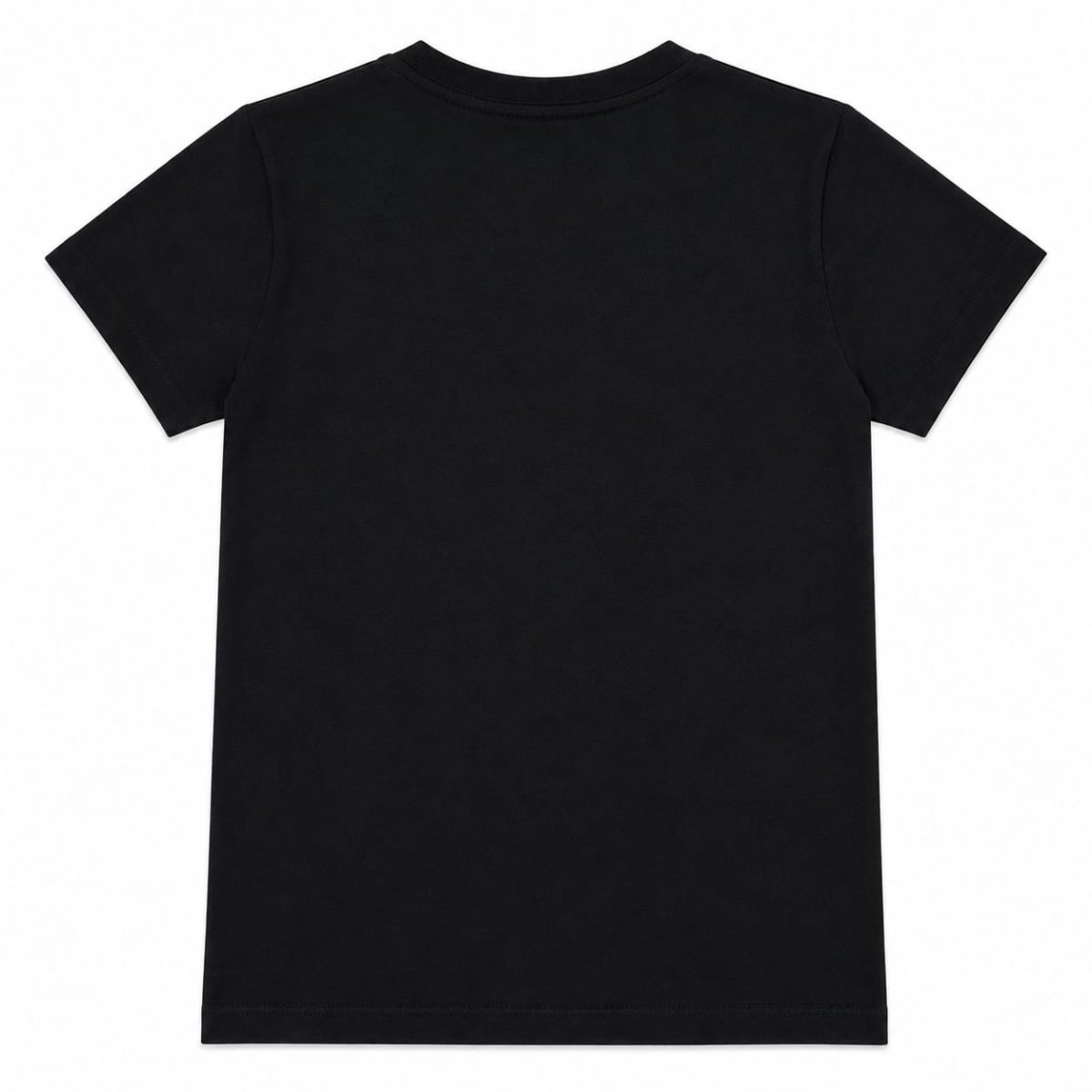 Polera Negra Con Guitarra Y Flores De Brillos - Imagen 2