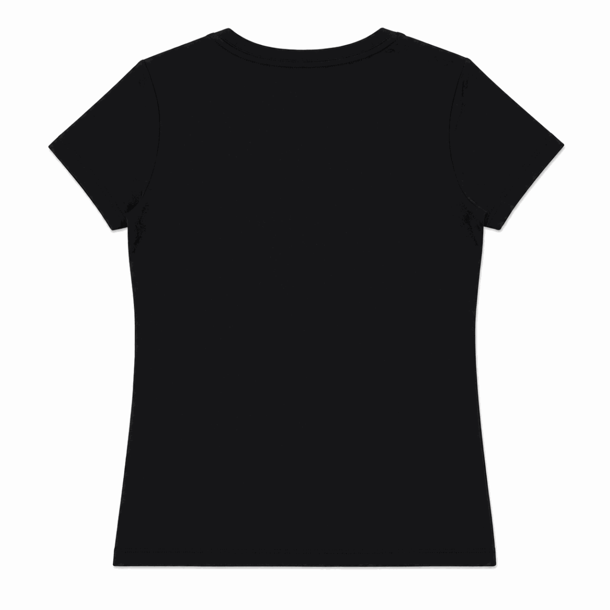 Polera Negra Con Logo Central De Pedrería - Imagen 2