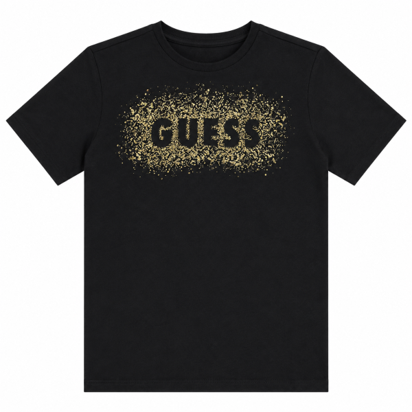 Polera Negra detalles Dorados