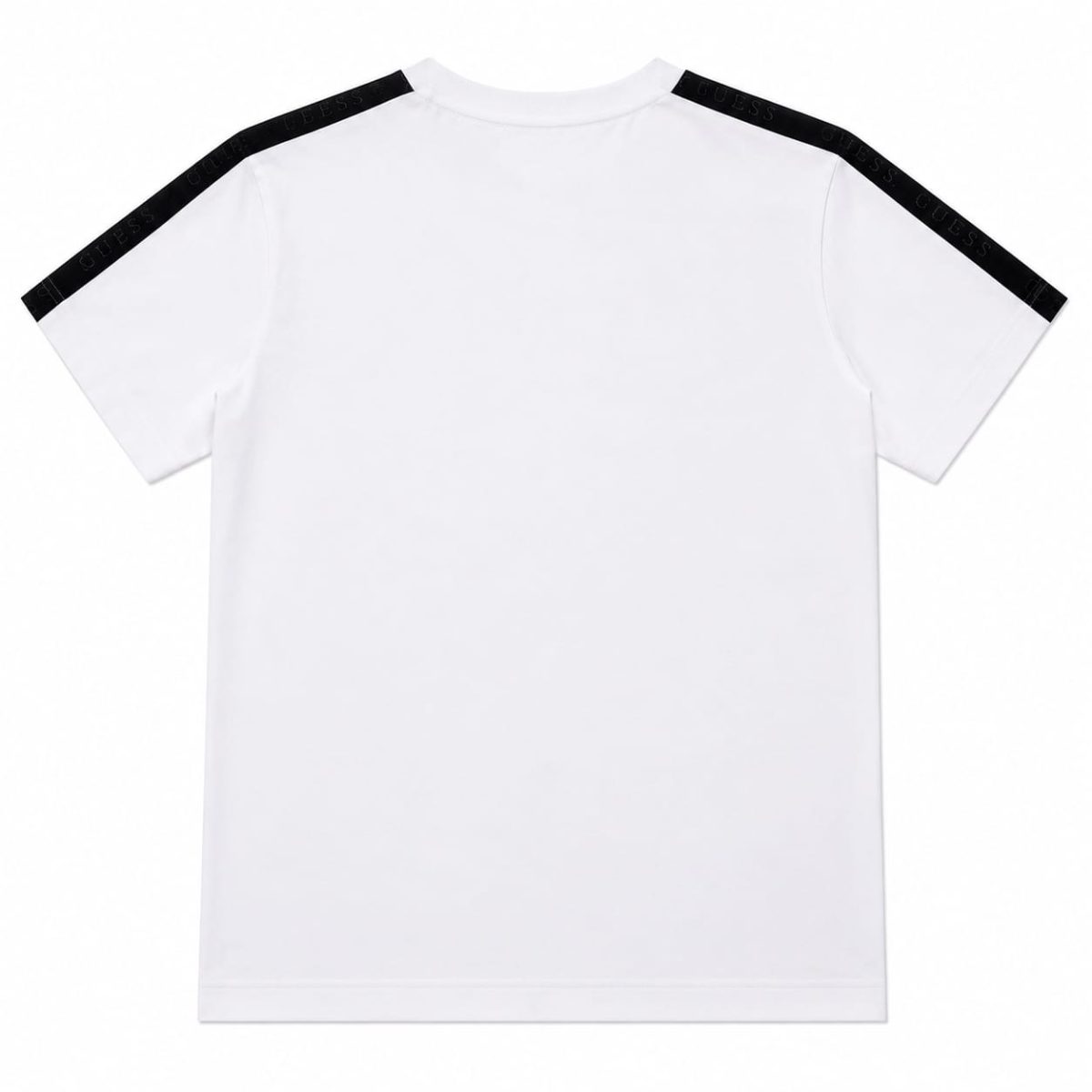 Polera Blanca Detalles Negro - Imagen 2