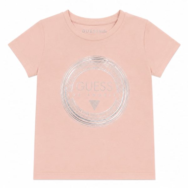Polera Palo Rosa Logo Plateado