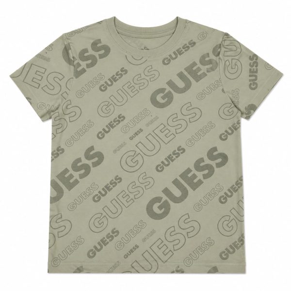 Polera Verde Con Multilogo