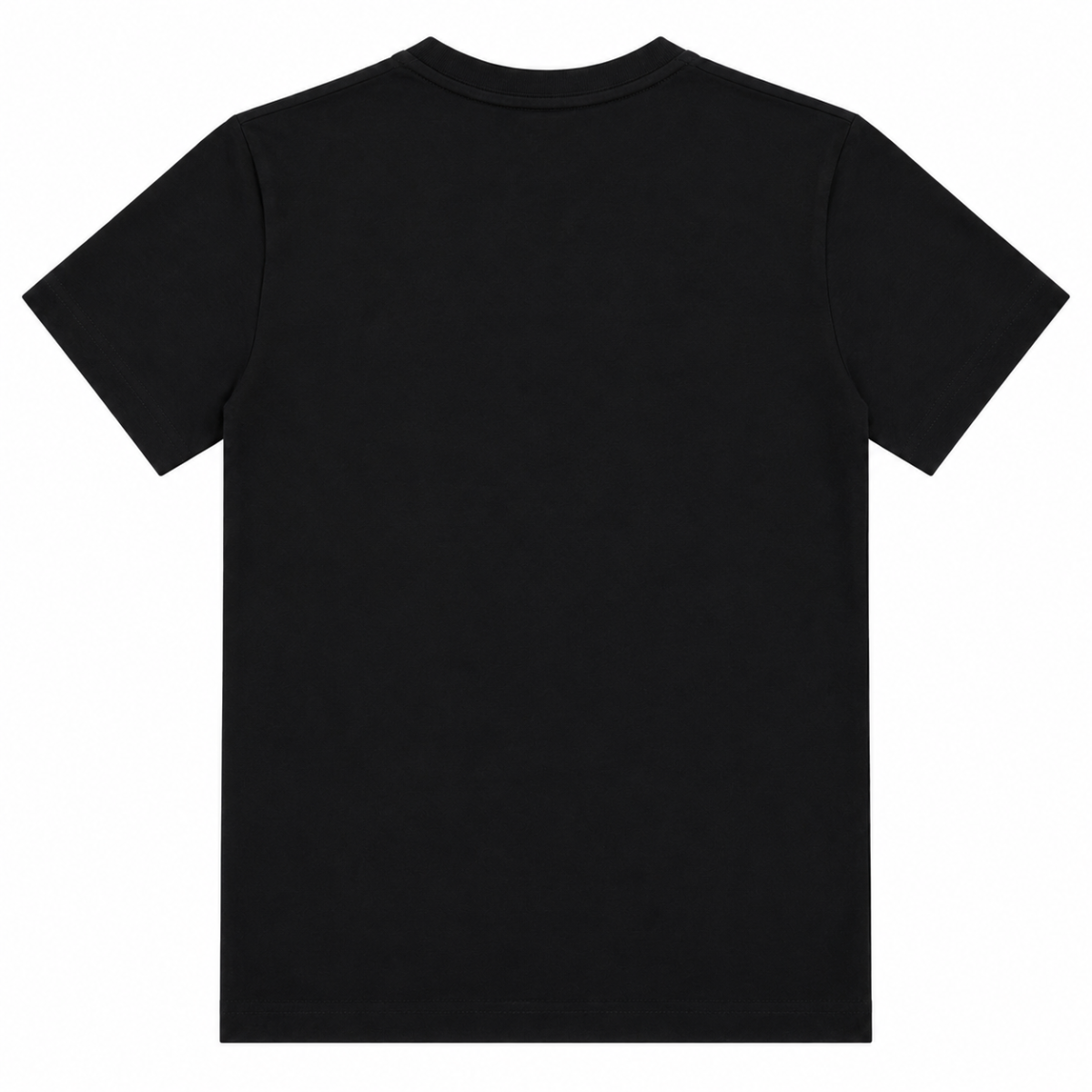Polera Negra Con Logo Gigante En Tornasol - Imagen 2