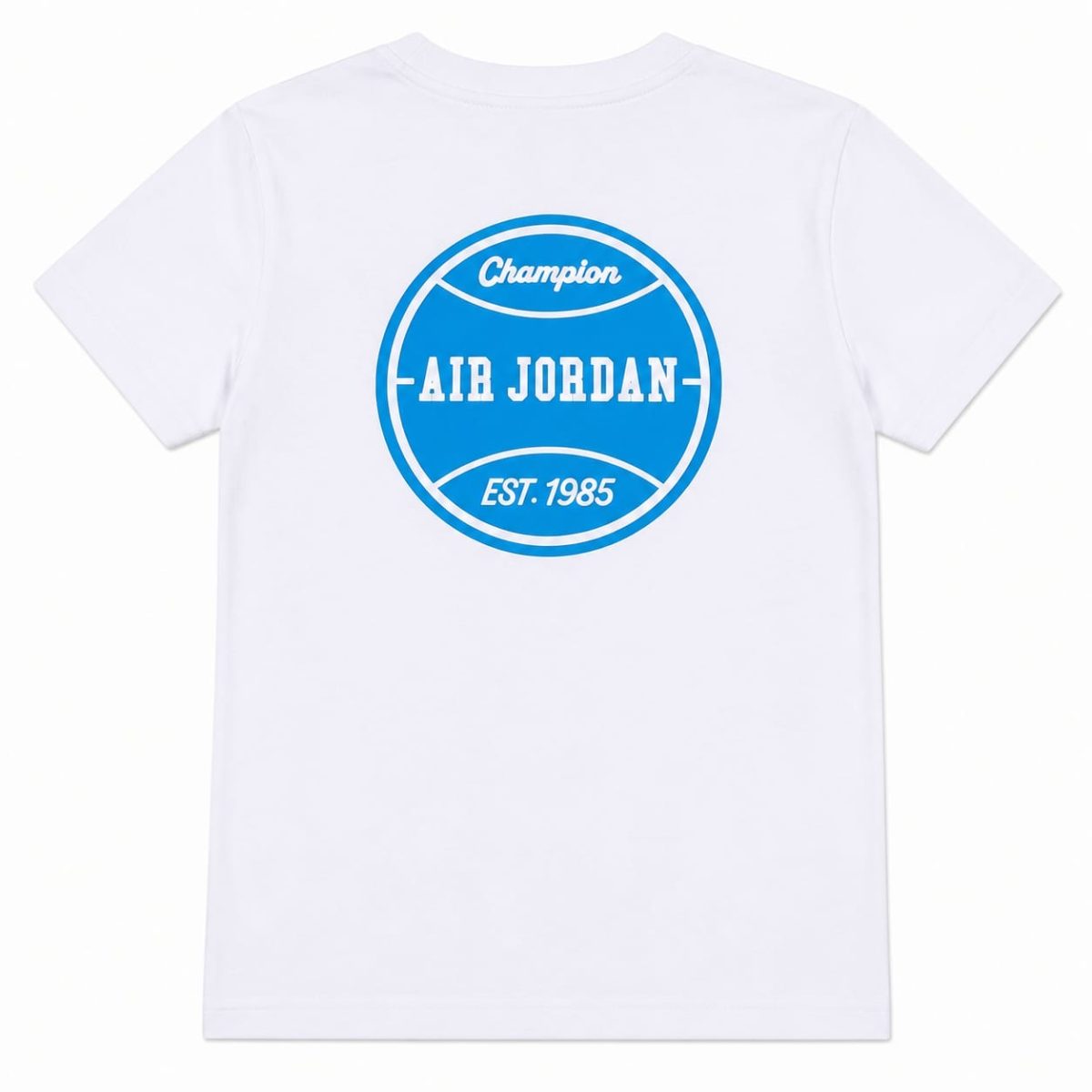 Polera Celeste Pastel Con Logo Frontal Y Trasero Celeste - Imagen 2
