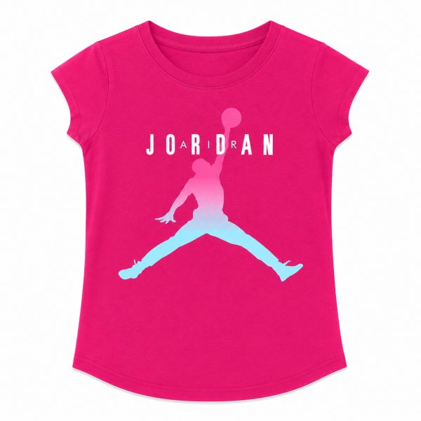 Polera Fucsia Con Logo Frontal Multicolor
