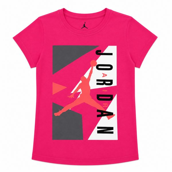 Polera Fucsia Con Estampado Frontal