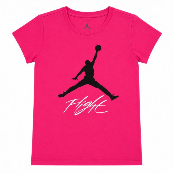 Polera Fucsia Con Logo Frontal Negro - Blanco