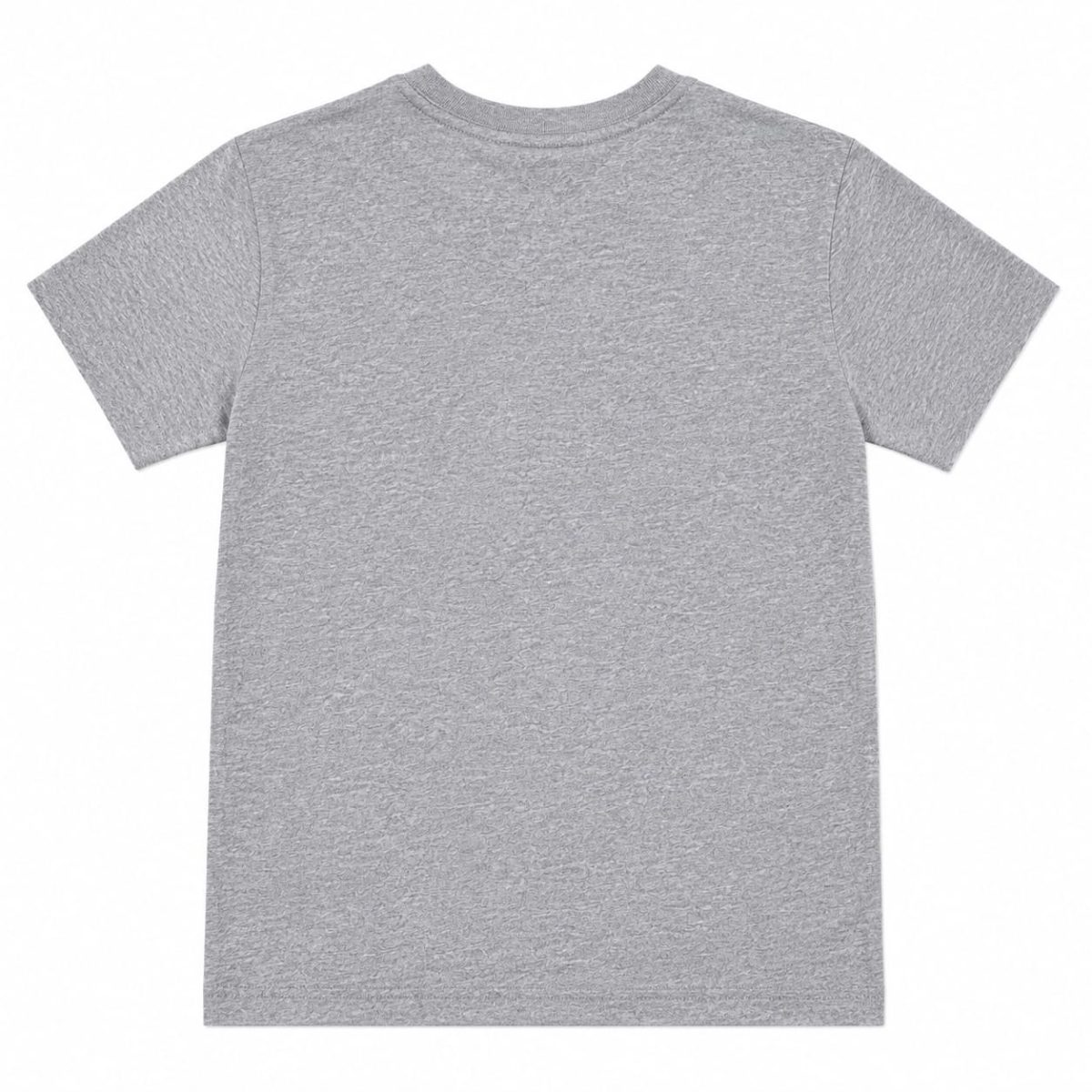 Polera Gris Con Triangulo Frontal Estampado - Imagen 2
