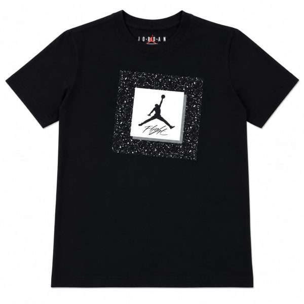 Polera Negra Con Logo Frontal Blanco