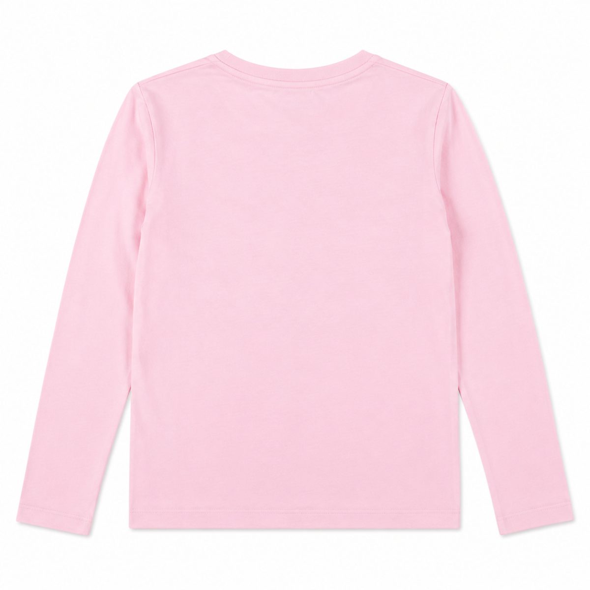 Polera Manga Larga Rosada Con Corazones Y Lazos Plateados - Imagen 2