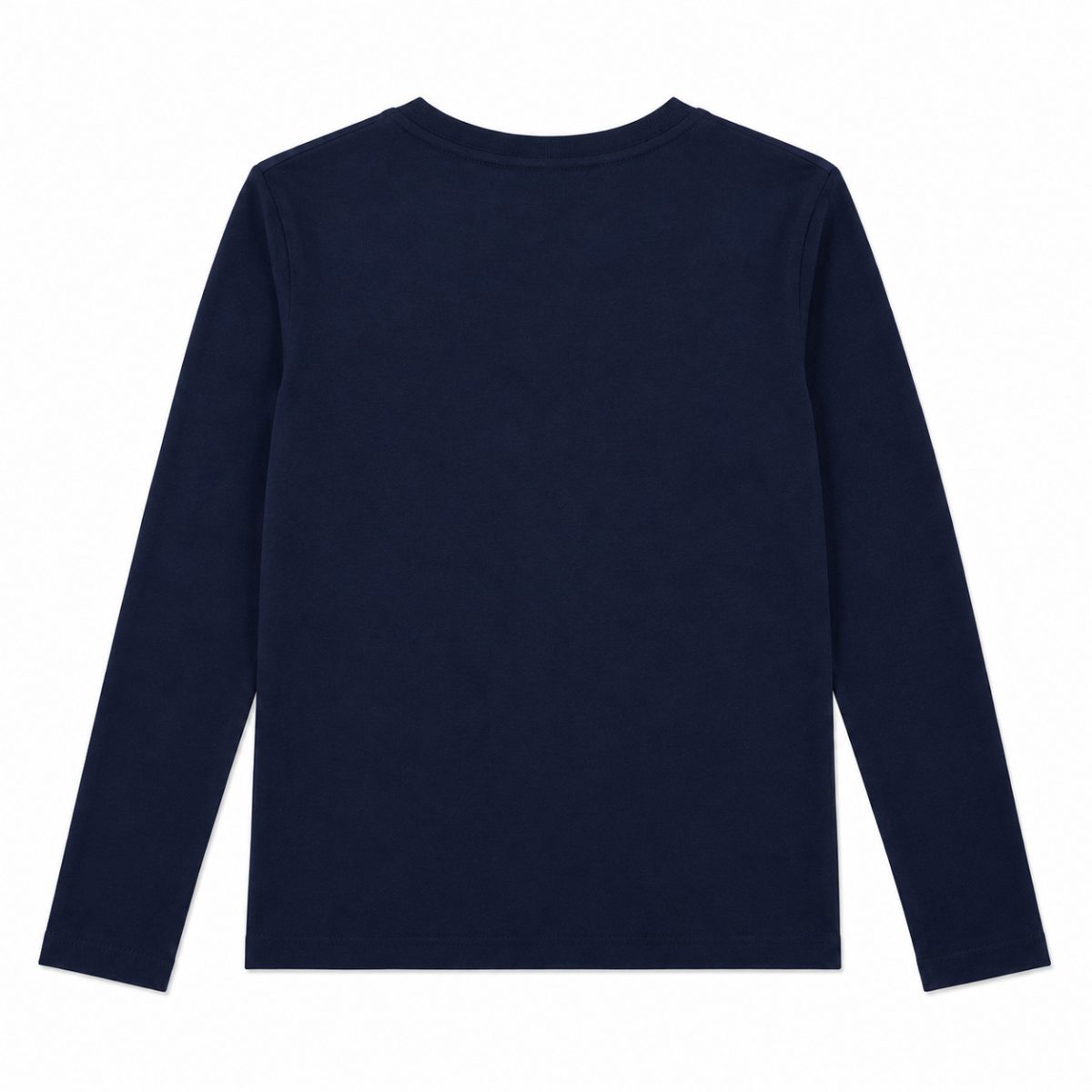 Polera Manga Larga Azul Marino Con Estrella de Lentejuela Reversible - Imagen 2