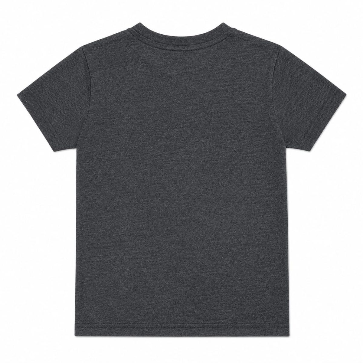 Polera Gris Con Logo Frontal De Caritas Verde Flúor - Imagen 2