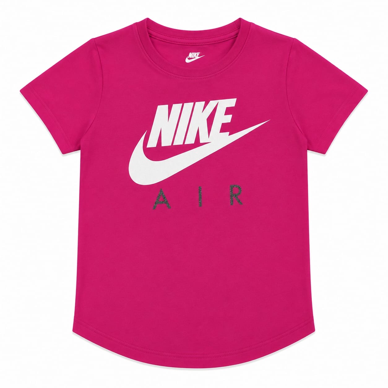 Polera Nike Fucsia Polera Fucsia Con Logo Blanco - Imagen 1