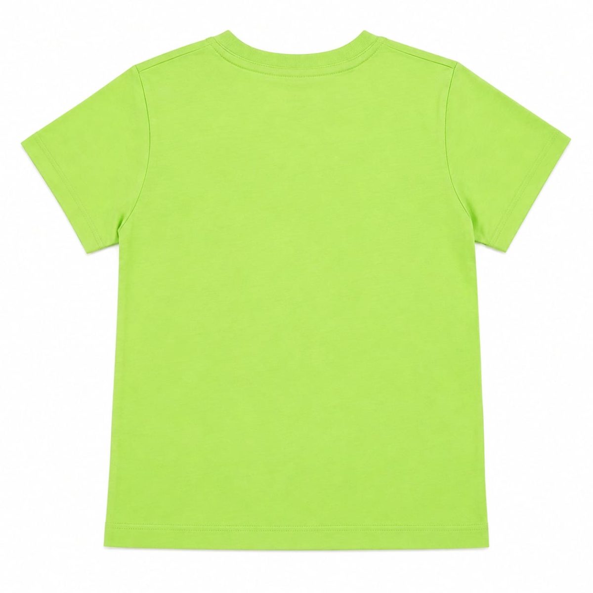 Polera Verde Neón Con Logo Azul En Degrade - Imagen 2