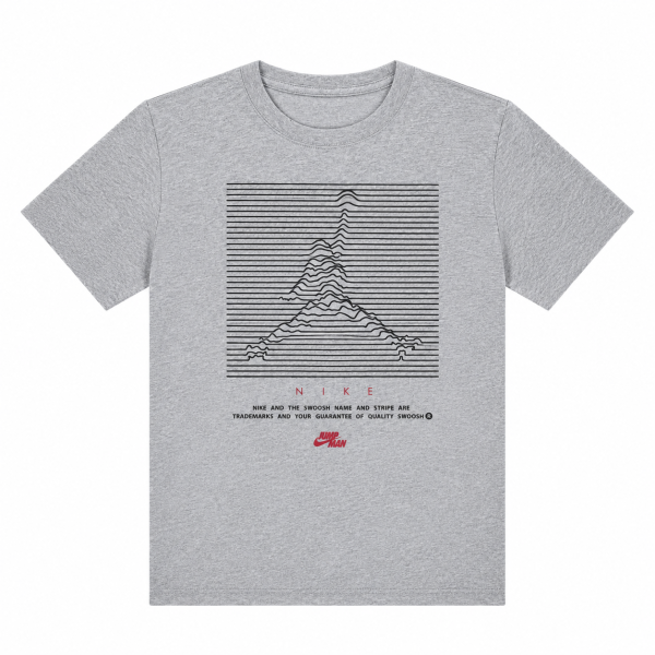 Polera Gris Con Logo Echo Entrelineas 3D