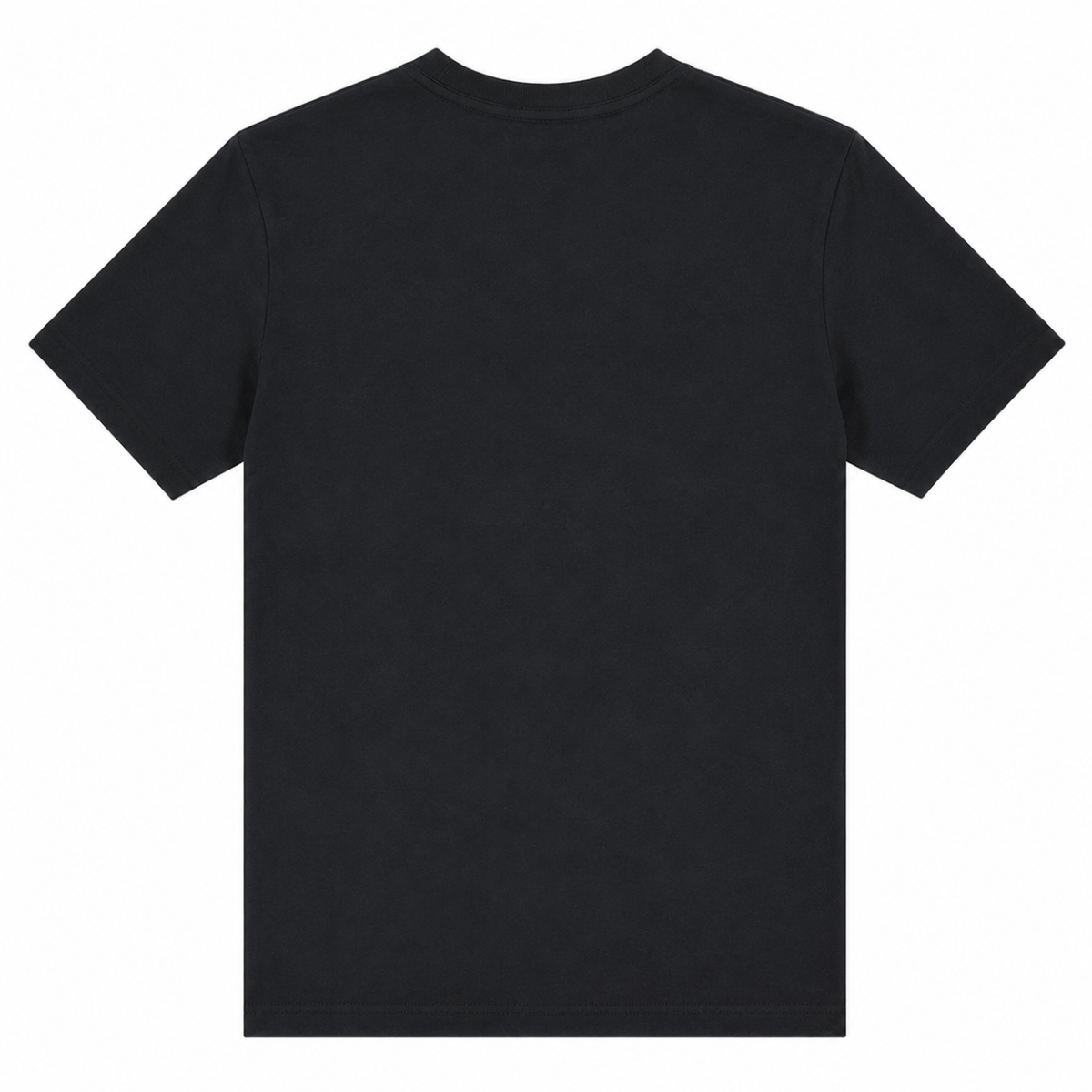 Polera Negra Con Logo De Etiqueta En El Pecho - Imagen 2