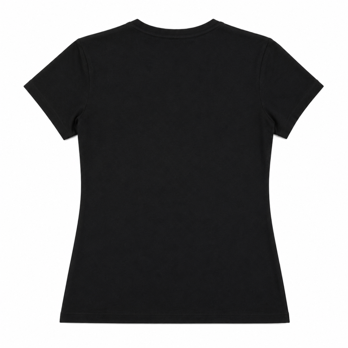 Polera Negra Con Logo En Circulo Negro - Imagen 2