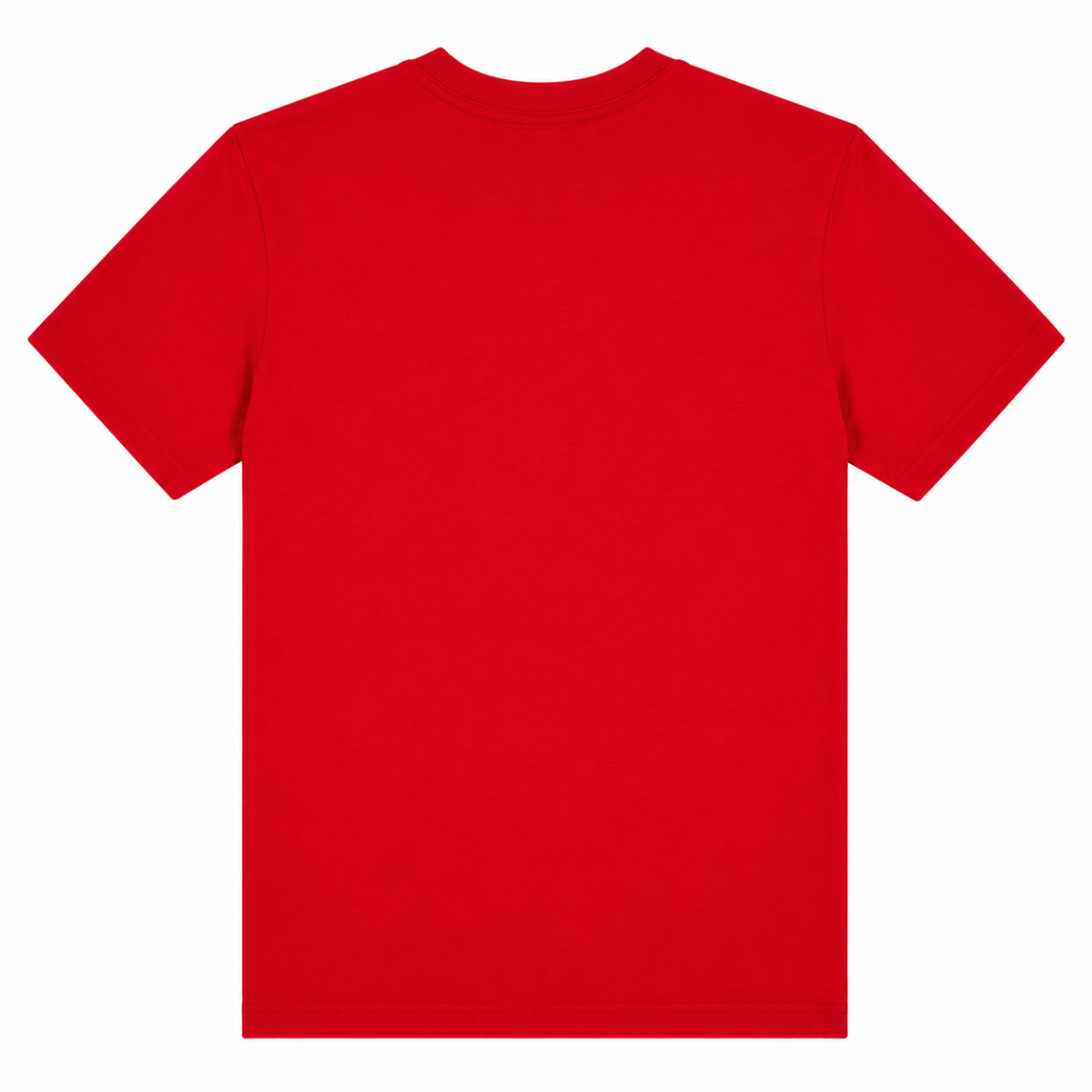 Polera Roja Con Logo De Estilo Comic Grande - Imagen 2