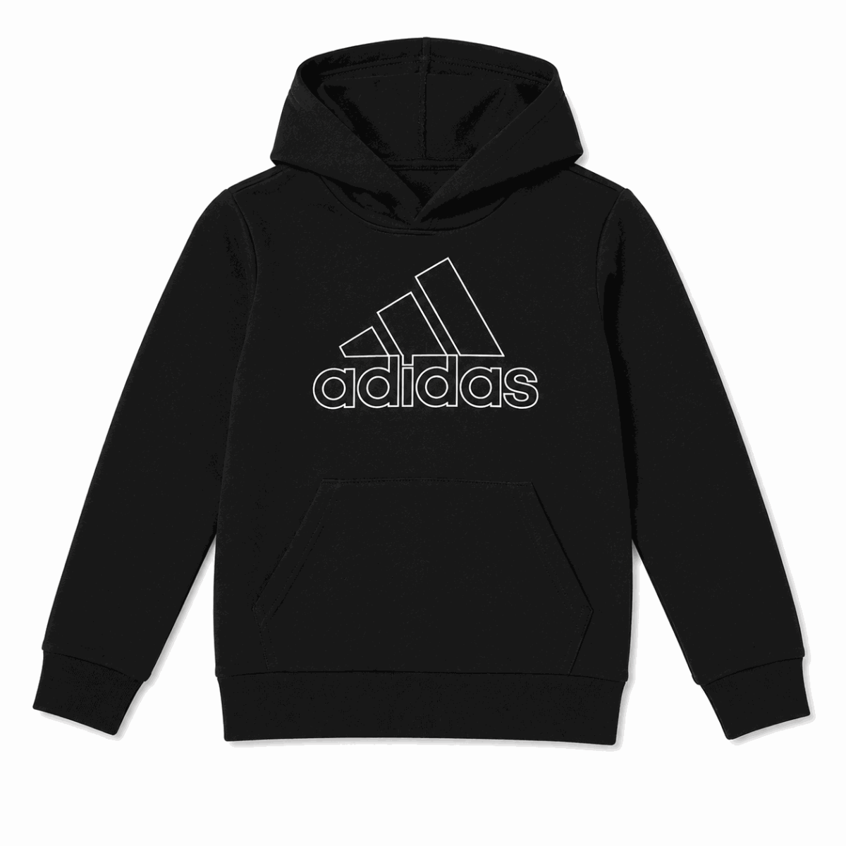 Conjunto Polerón Canguro Y Buzo Negro Con Detalles Blancos - Imagen 3