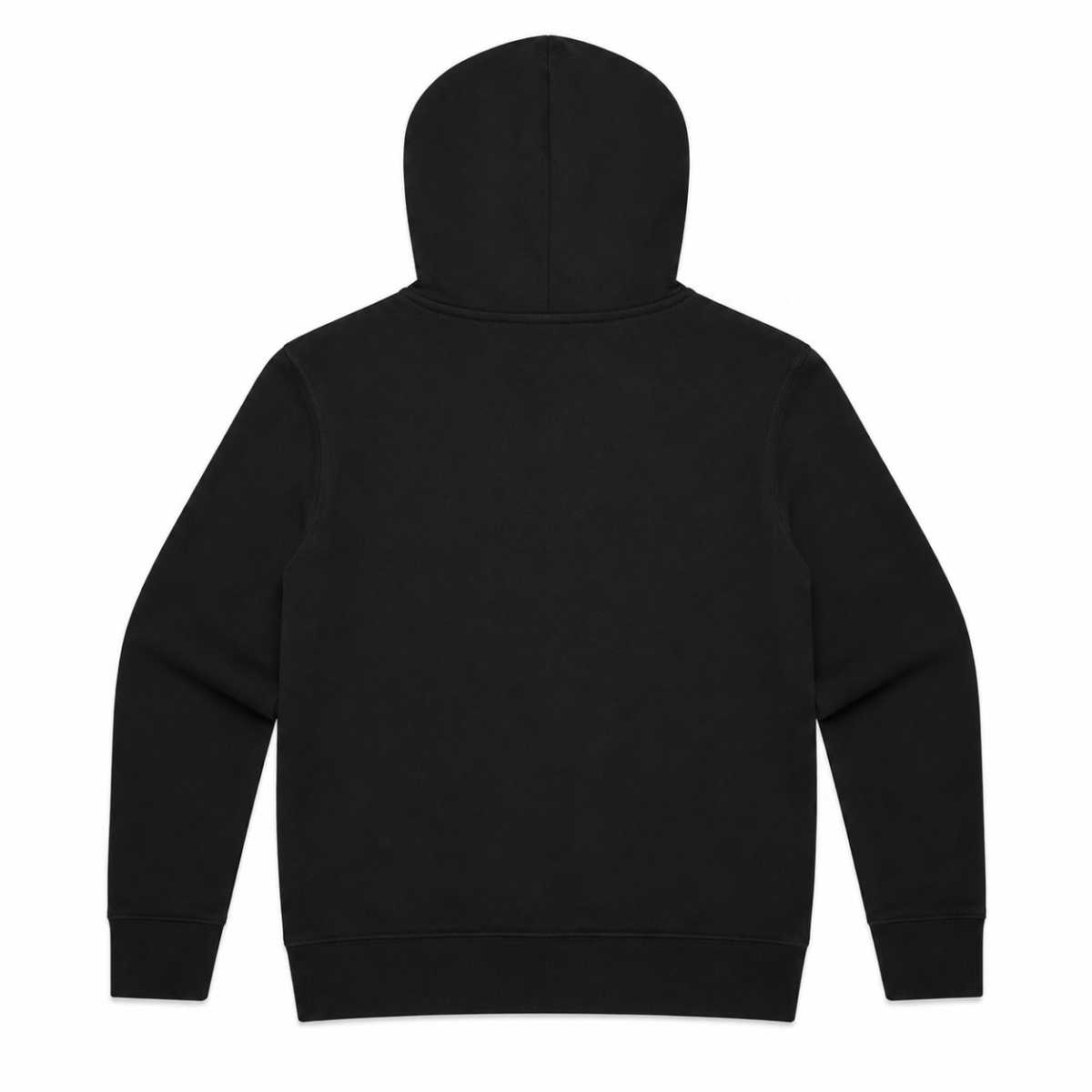 Poleron Negro De Estilo Clasico Con Logo Minimalista - Imagen 2
