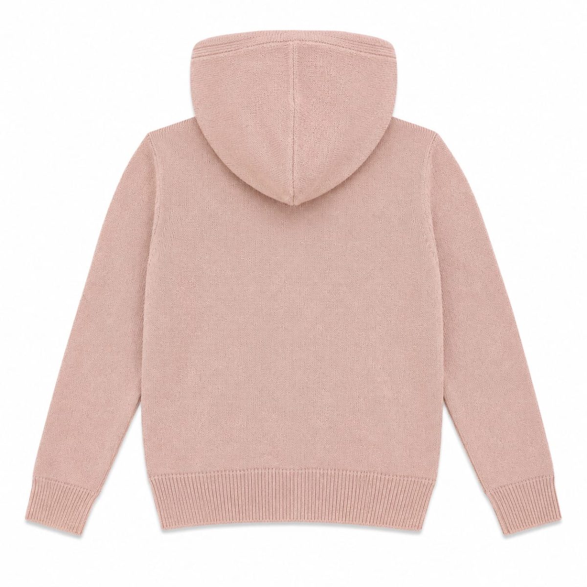 Poleron Rosado Capucha Forrada en Chiporro y Logo Con Detalles de Brillos - Imagen 2