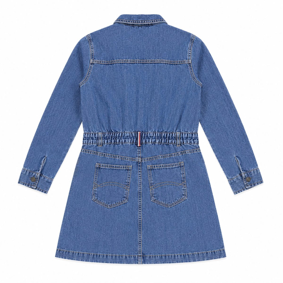 Vestido Denim Manga Larga - Imagen 2